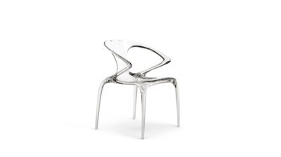 Dining armchair - Translucent polycarbonate ava product image