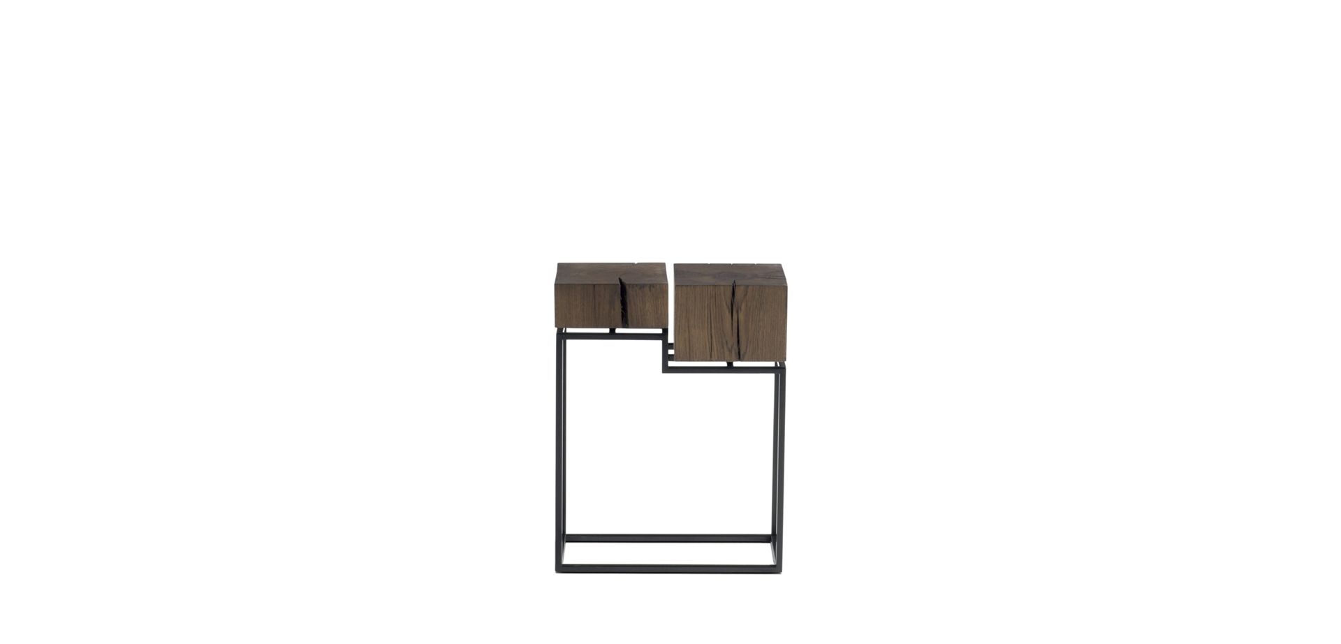 pedestal table 1 block - black lacquer image number 0