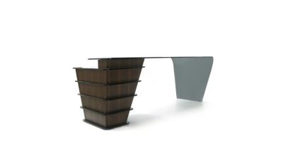 Schreibtisch Glasplatte stratos bildnummer 1