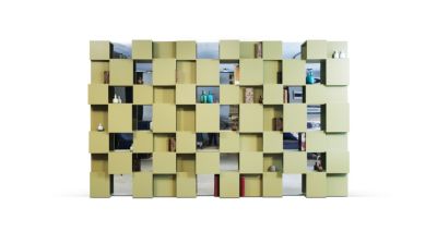 B&uuml;cherwand - Multi-Nischen lackiert bildnummer 3