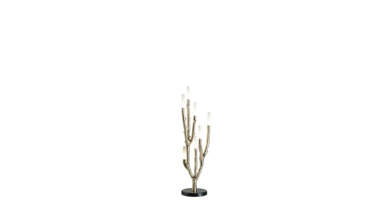 LITT golden table lamp | Roche Bobois