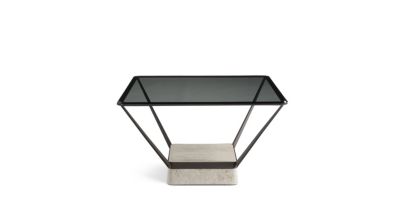 end table - travertino marble image number 1