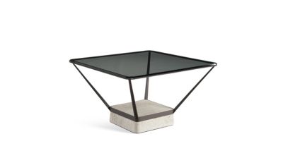 end table - travertino marble image number 1