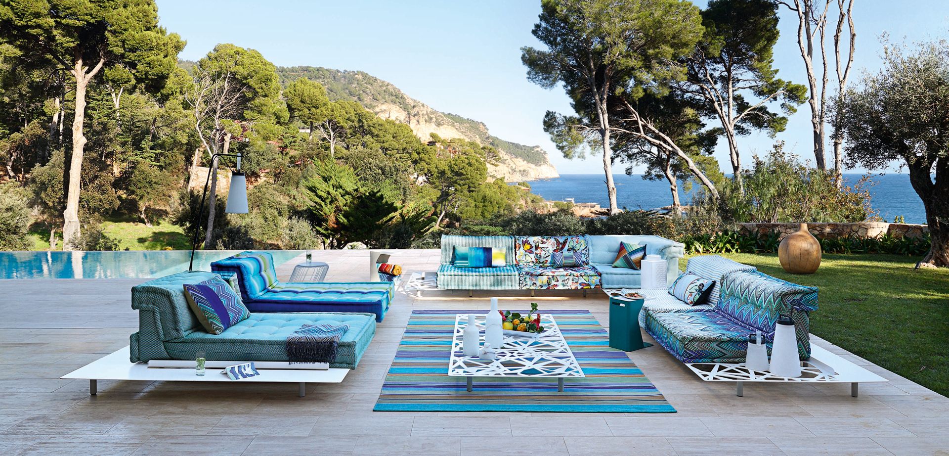 Modulares Outdoor Sofa - Missoni Home Stoffe image number 0