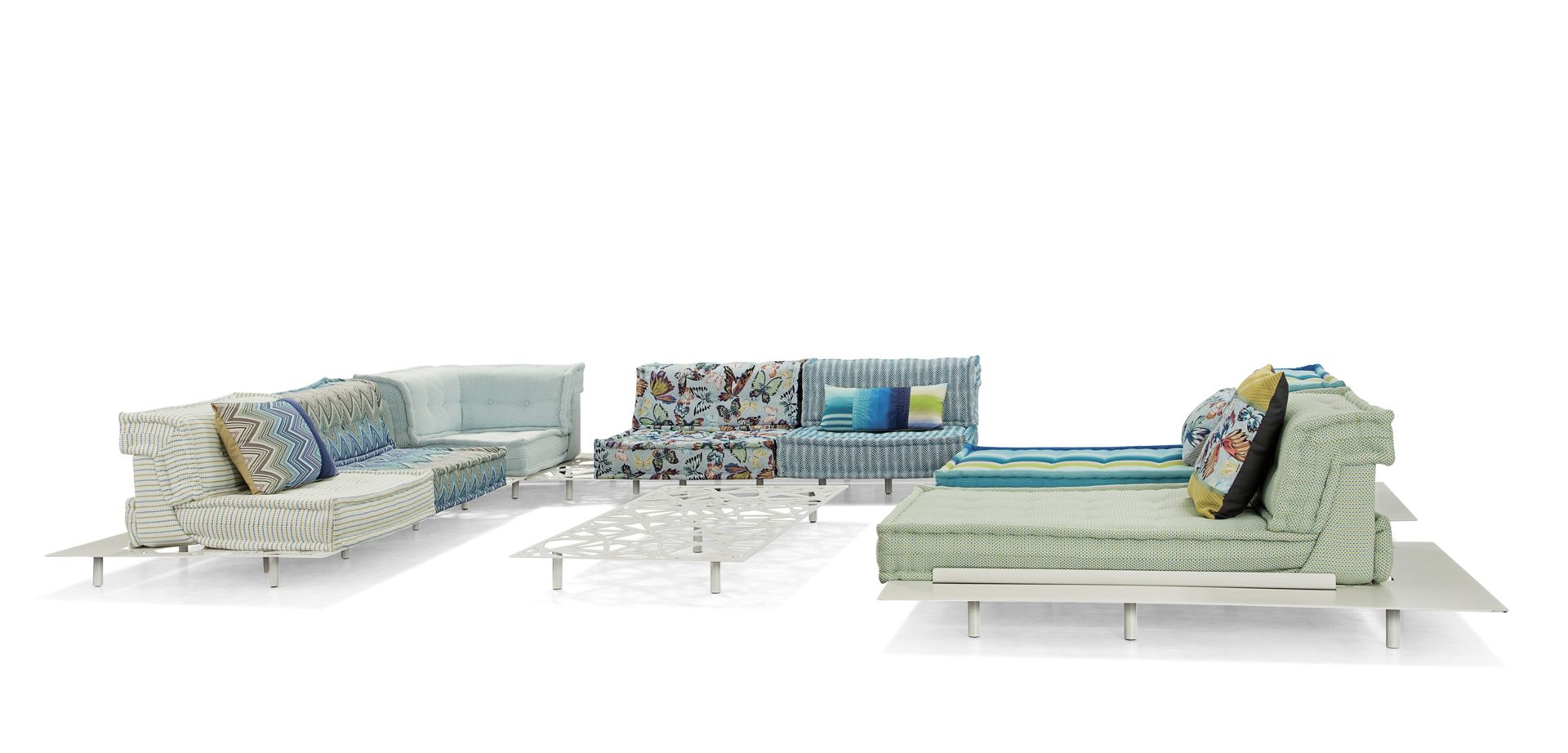 Modulares Outdoor Sofa - Missoni Home Stoffe image number 1