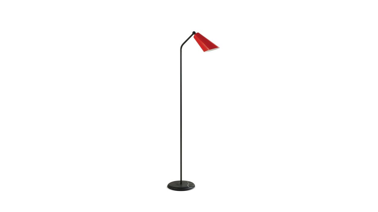 red floor lamp image number 0