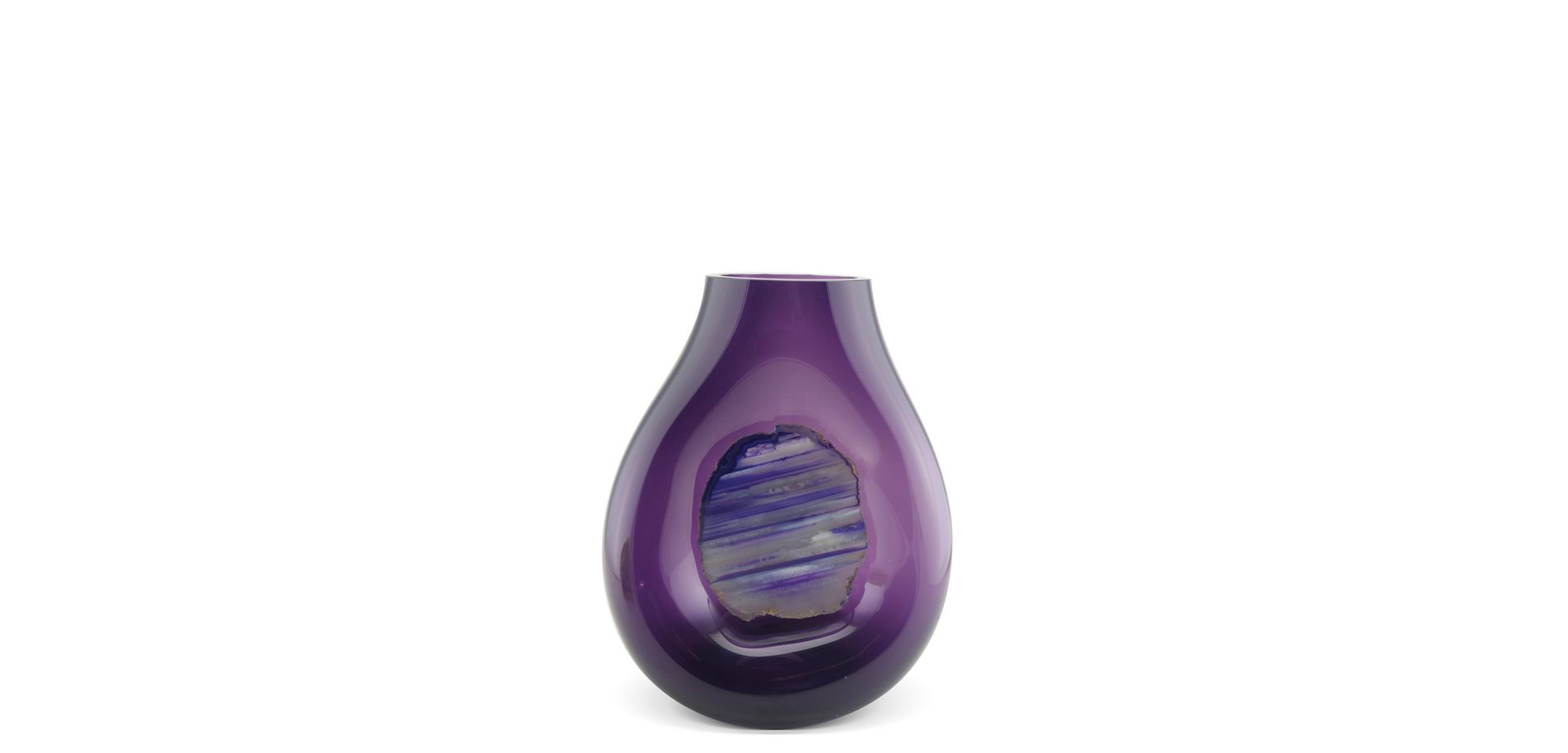 vase agate violet image number 1
