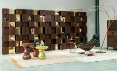 white offset floor lamp image number 2