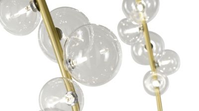 FLEUR DE COTON angled floor lamp | Roche Bobois