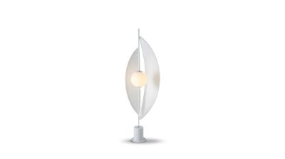 white floor lamp sail product image