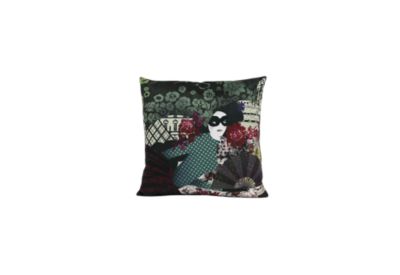 Bon Voyage Grenat cushion globe trotter product image