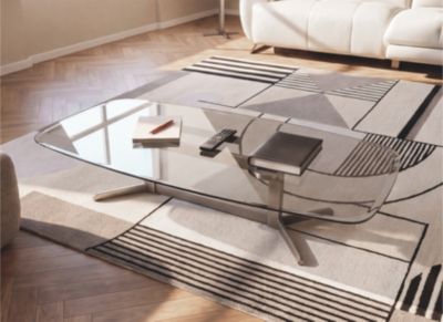 Table basse rectangulaire aba visuel d'ambiance