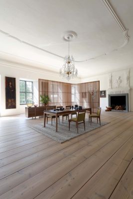 Dining table - Structure in oak and walnut image number 0