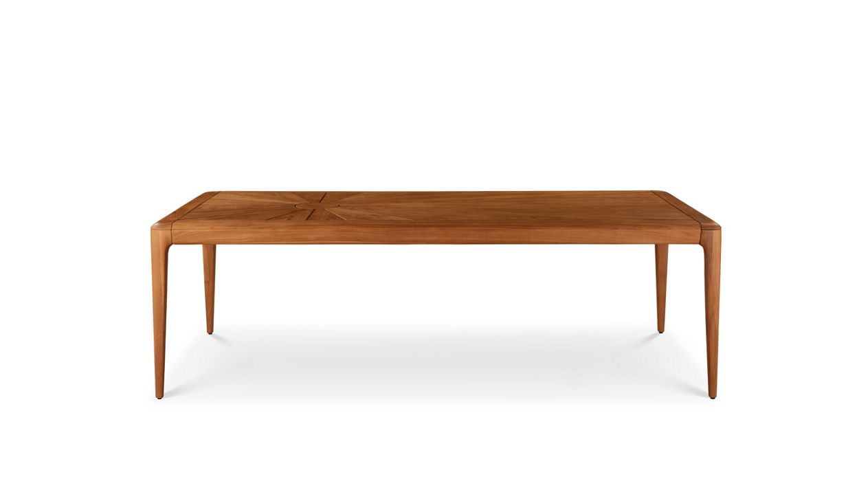 Rectangular dining table - 4 legs image number 1