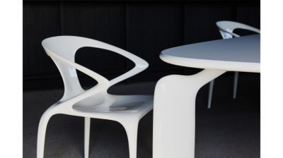 sedia con braccioli opaco lucido charbon numero dell'immagine 0