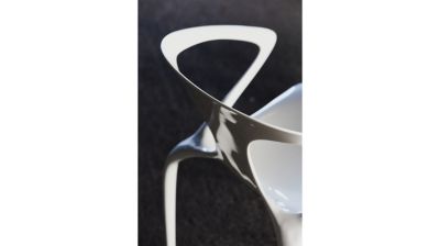 sedia con braccioli opaco lucido charbon numero dell'immagine 2