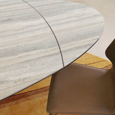 Barrel/Oval dining table image number 1