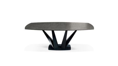 barrel / oval dining table  alliage product image