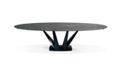 dining table Barrel/Oval - Marmi Grey ceramic thumb image number 11