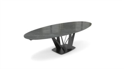 Barrel/Oval dining table image number 2