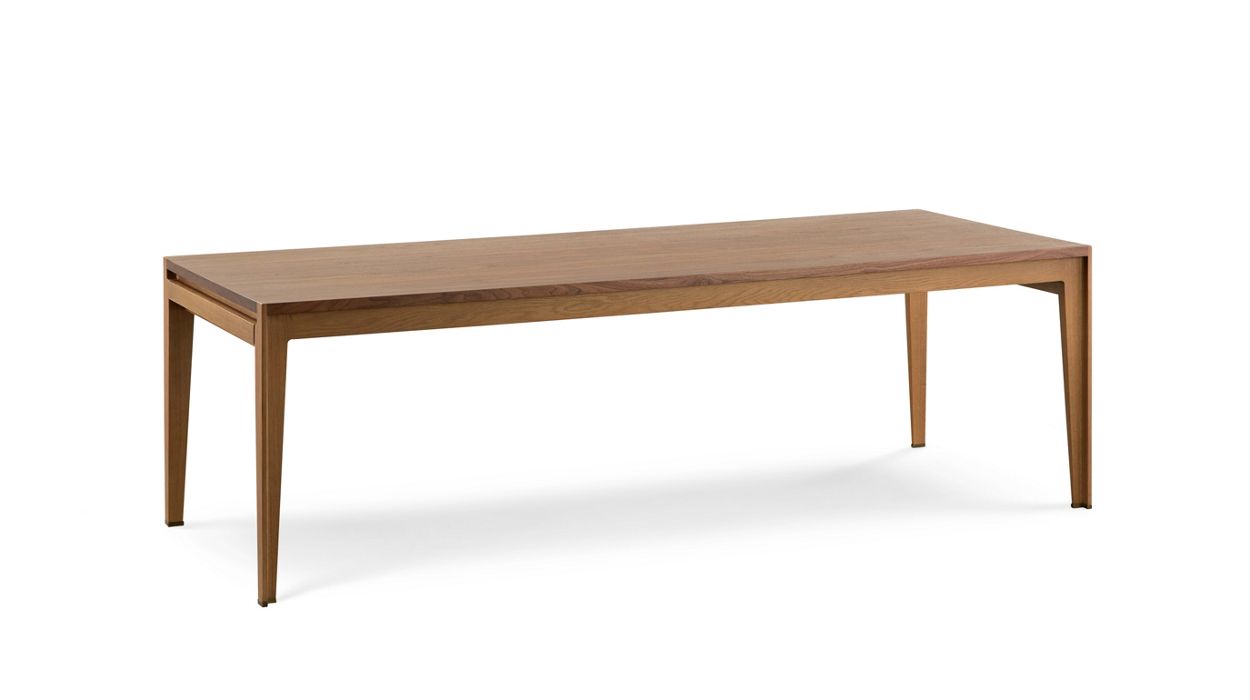 fixed dining table with extension leaves image number 1