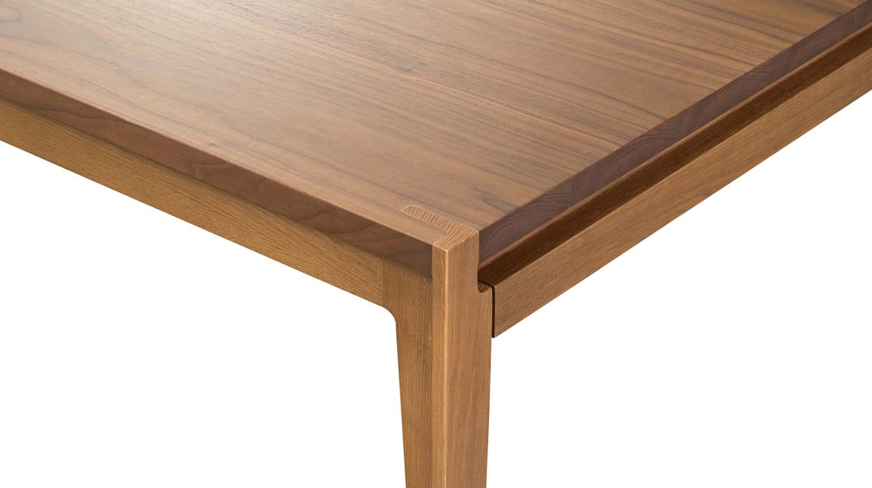 fixed dining table with extension leaves image number 2