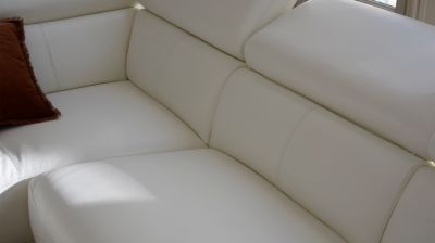 canap&eacute; d'angle droit 100 % cuir image num&eacute;ro 2