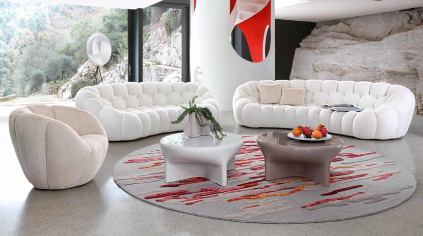 BUBBLE 2 curved 3-4 seat sofa | Roche Bobois