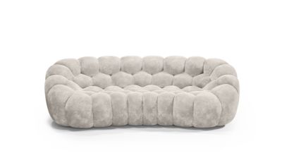 Curved 3/4-seat sofa bubble curve image number 1
