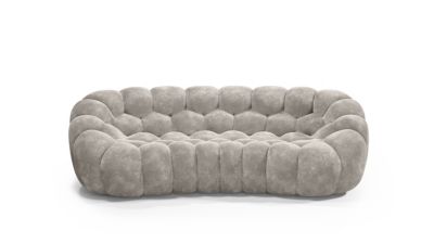 Curved 3/4-seat sofa bubble curve image number 1