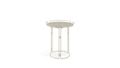Pedestal table - Structure in Citrine chrome-plated thumb image number 01