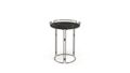pedestal table - chrome - marquina marble thumb image number 01