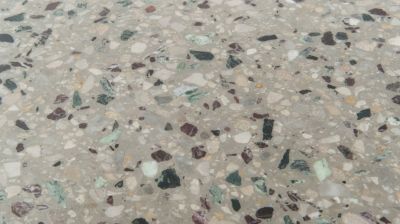 Couchtisch - lackiert - Marmor Terrazzo gebrochen weiss matt bildnummer 3