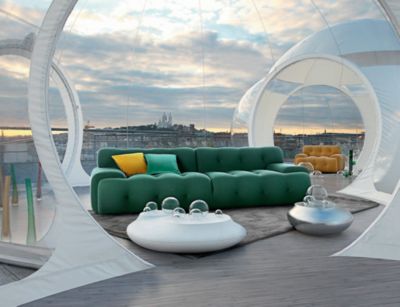 canap&eacute; 2 places 1/2 blogger 3 visuel d'ambiance