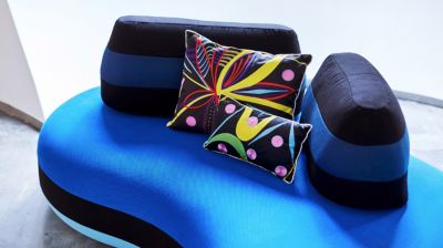 Large 4-seater banquette image number 5