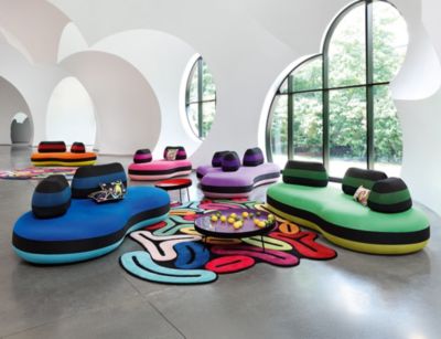 BANQUETTE GRANDE 4 posti bombom indoor immagine d'atmosfera