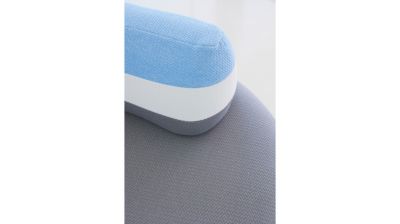 2.5-seat armless sofa - m&eacute;ridien matelass&eacute; fabric image number 6