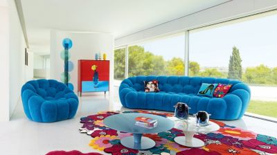 3-4 seats sofa - Curved image number 1