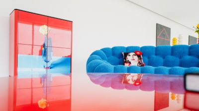 3-4 seats sofa - Curved image number 5