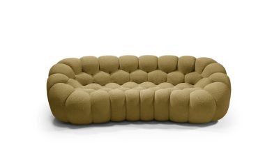 Curved 3/4-seat sofa bubble curve image number 1