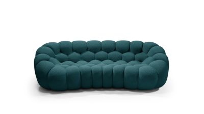 Curved 3/4-seat sofa bubble curve image number 1