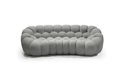 Curved 3/4-seat sofa bubble curve image number 1