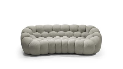 Curved 3/4-seat sofa bubble curve image number 1