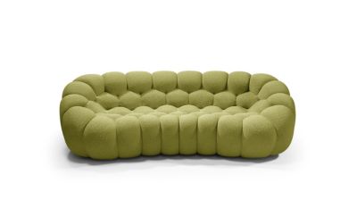 Curved 3/4-seat sofa bubble curve image number 1