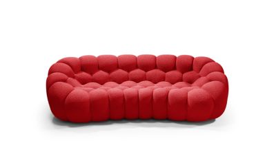 Curved 3/4-seat sofa bubble curve image number 1