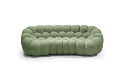 Curved 3/4-seat sofa bubble curve image number 1