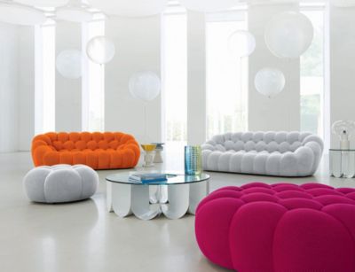 Round Ottoman - 126cm bubble mood image