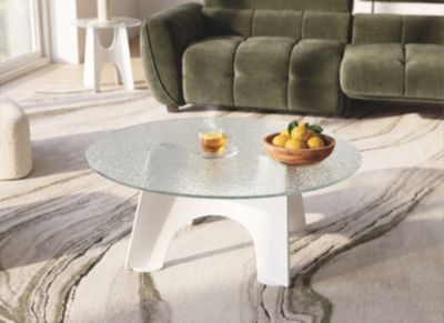 Table basse camelia visuel d'ambiance
