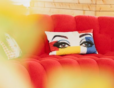 coussin mirada crom&aacute;tica visuel d'ambiance