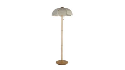 Lampadaire lin &eacute;cru coquillage image num&eacute;ro 1